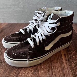 Vans Men's Chocolate Brown High-Top Sneakers